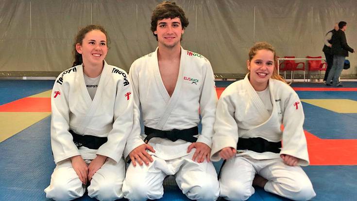 Hiru gerriko beltz berri, Hernaniko Judo Elkartean