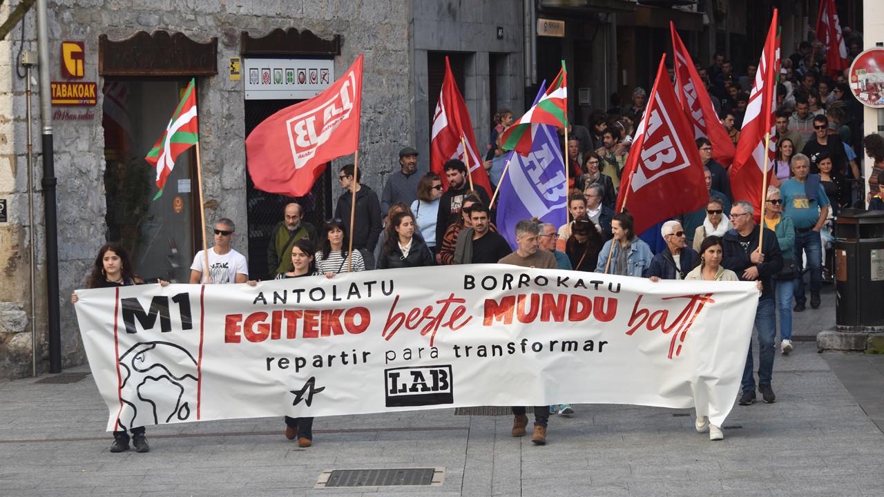 Mobilizazio ugari izango dira gaur, Langileen Nazioarteko Eguna dela eta