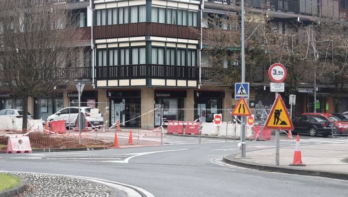 Trafikoan aldaketak, Pelotari kalean bidegorria egiteko obren eraginez