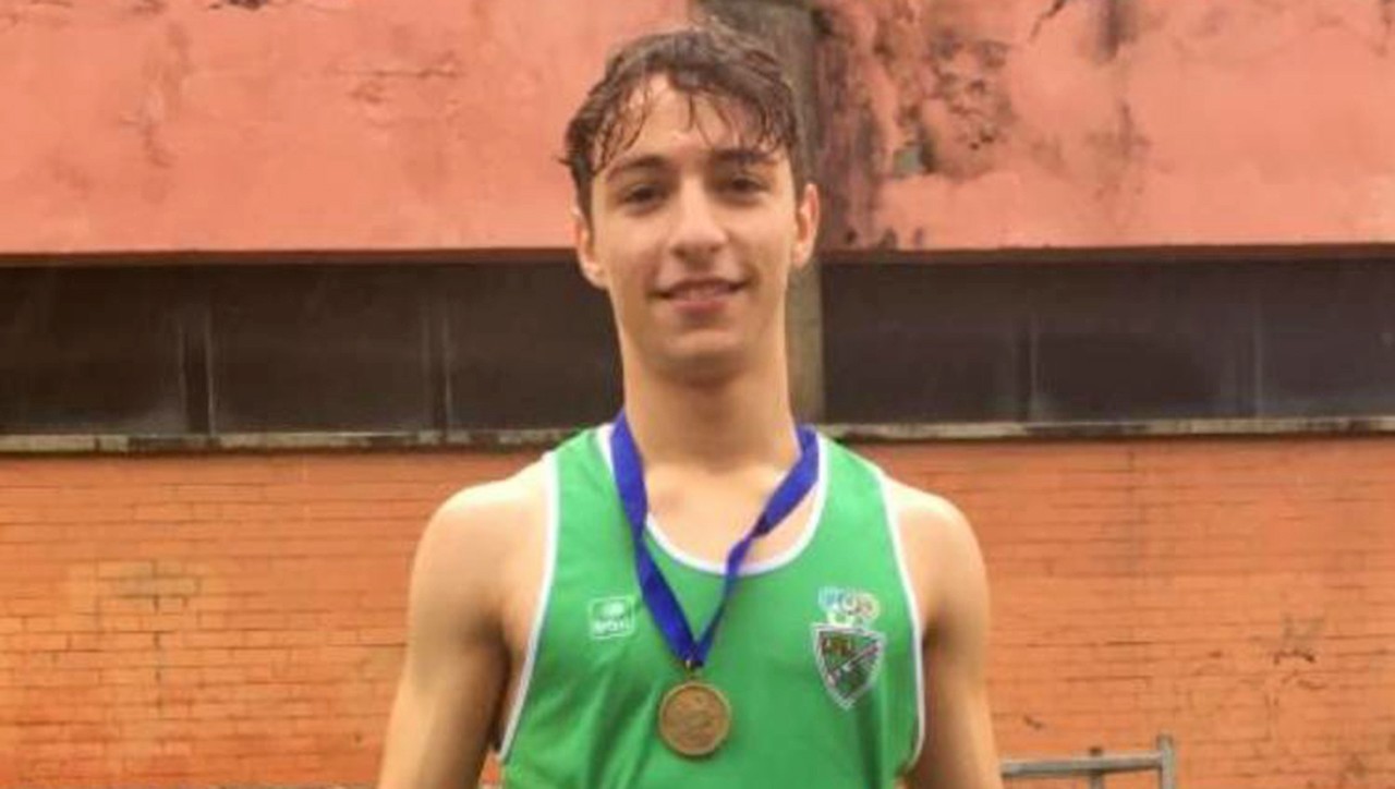 Mikel Campos  txapeldun,  Behobia Txikian