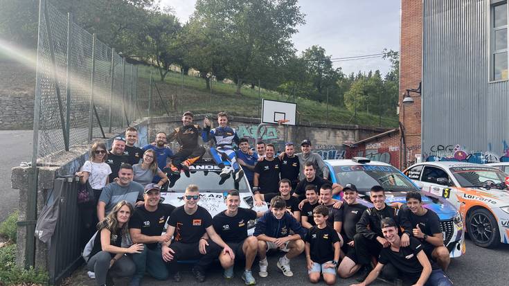 Alain Agirre ereñotzuarrak garaipena lortu zuen Aramaioko Rallysprintean, Aitzol Apalantzarekin
