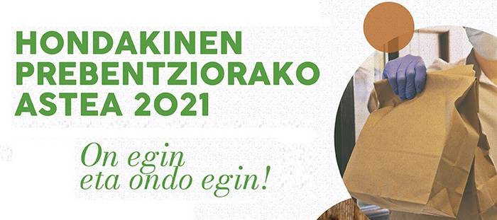 Atzo hasi zen Hondakinen Prebentziorako Astea,  eta datorren igandera arte luzatuko da