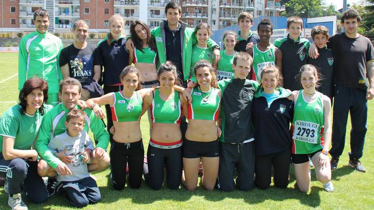 Hernaniko atletak markak hausten