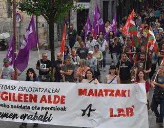 Manifestazioa gaur, Hernanin