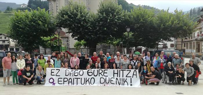 ‘La Manada’ aske uztearen kontra, goizuetarrak ere