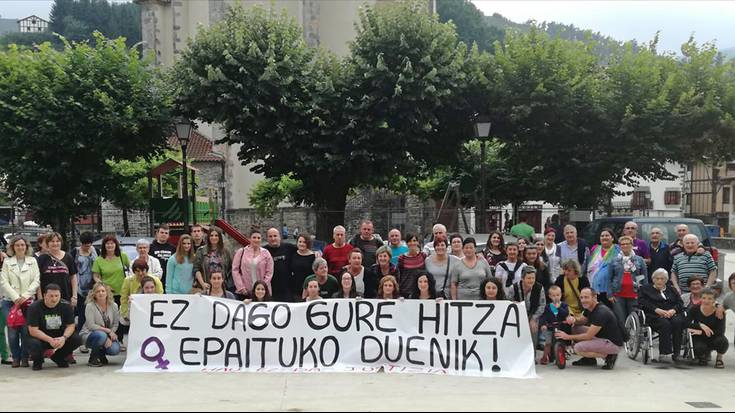 ‘La Manada’ aske uztearen kontra, goizuetarrak ere
