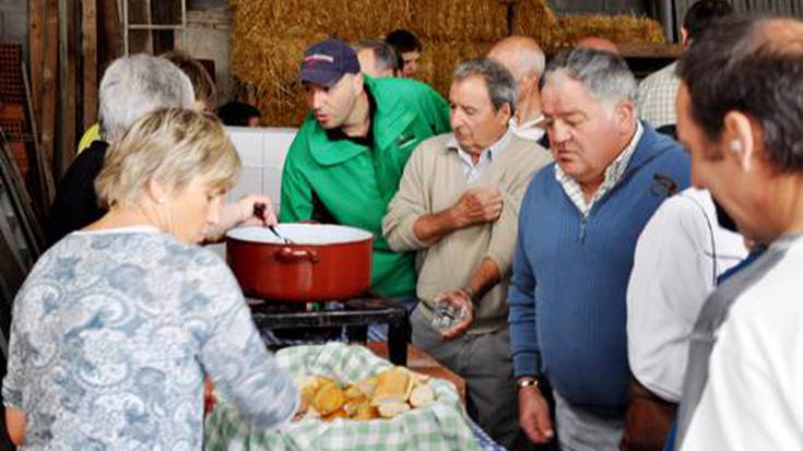 Giro ederra Santiomendin, Amabirjin egunez ere.