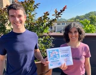 Bernart Astiazaranek jaso du 400 euroko saria