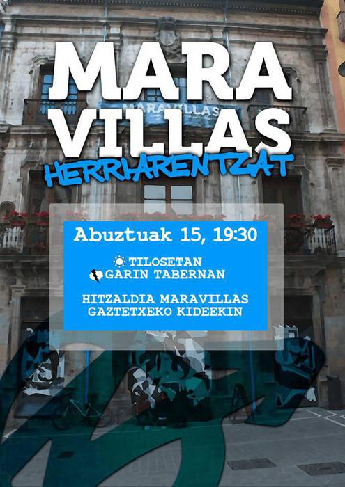 Maravillas gertutik, hitzaldian