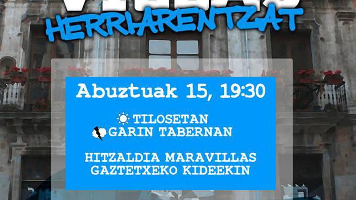 Maravillas gertutik, hitzaldian