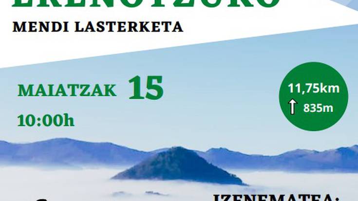 Datorren asteartetik zabalik, Ereñotzuko Mendi Lasterketarako izenematea