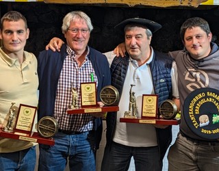 Gaztañagak jantzi du txapela,  Txantxangorriko sagardo lehiaketan