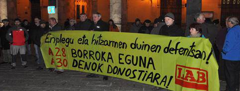 Lan eta negoziazio kolektiboa defendatu zuten atzo. 