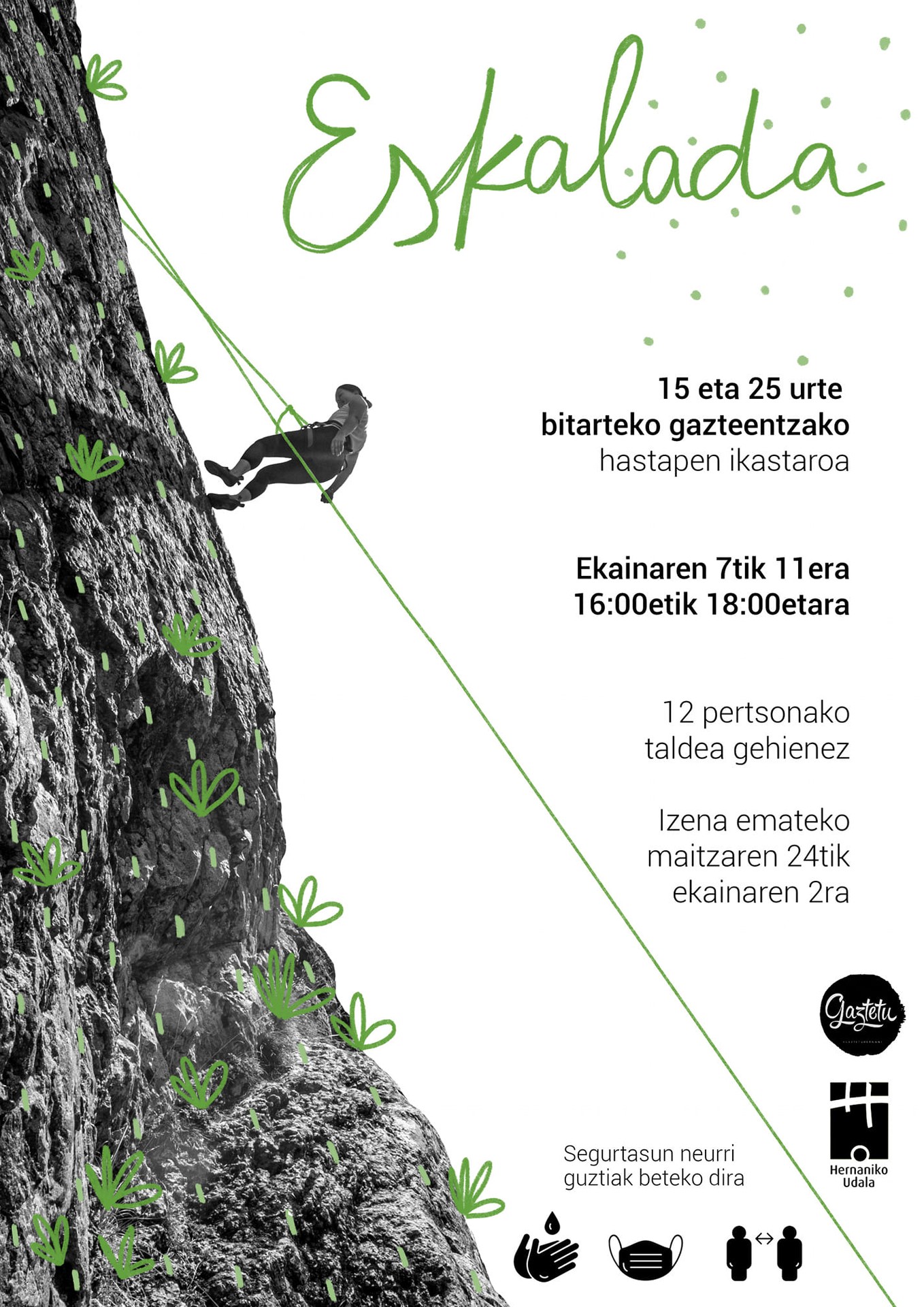 Haur eta gazteentzat ikastaroak, ekainean