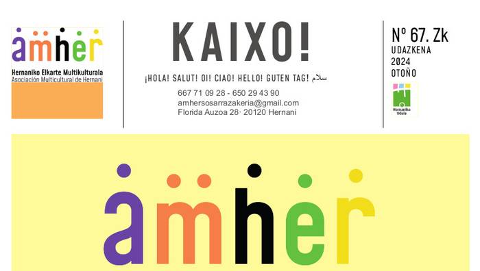 'Kaixo!' aldizkariak udazkeneko alea argitaratu du