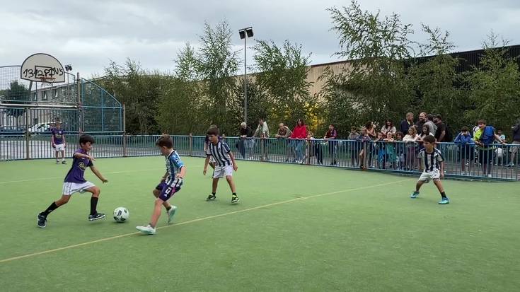 Hasiera polita izan zuten Ergobiko Jaiek, futbol txapelketaren finalekin eta txupinazoarekin