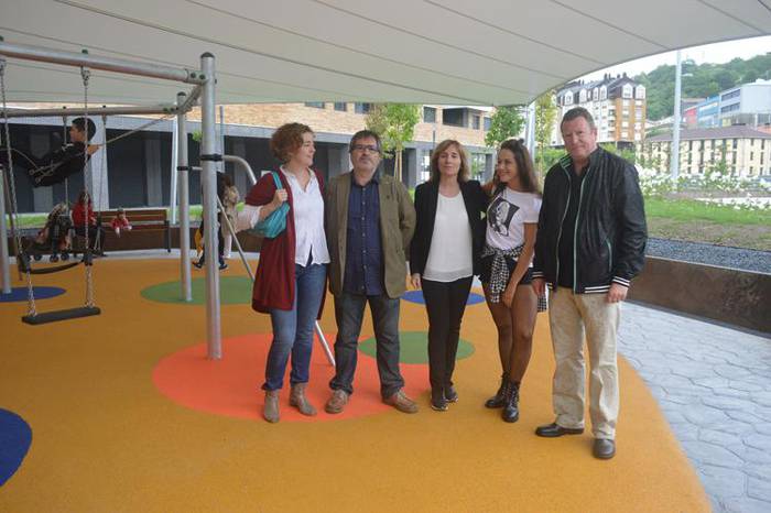 Kontxa Etxeberria parkea inauguratu da.