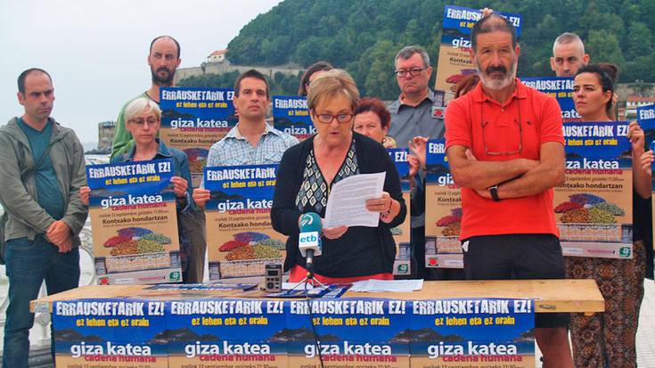 Kontxako giza katera joateko deia, errausketaren kontra