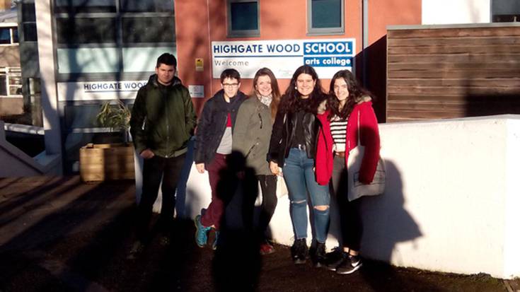 Institutuko ikasleak Londonen egon dira