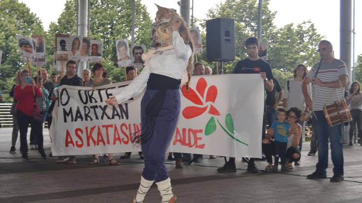 «Askatasunaren aldeko martxa», Ibarrara bidean