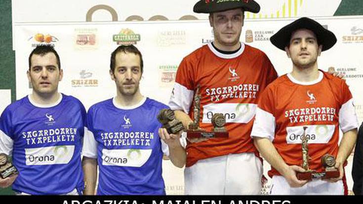 Matxin III eta Etxeberria IIIa, txapelketako onenak