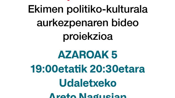 'Altxa!' aurkezpena,  ostegunean