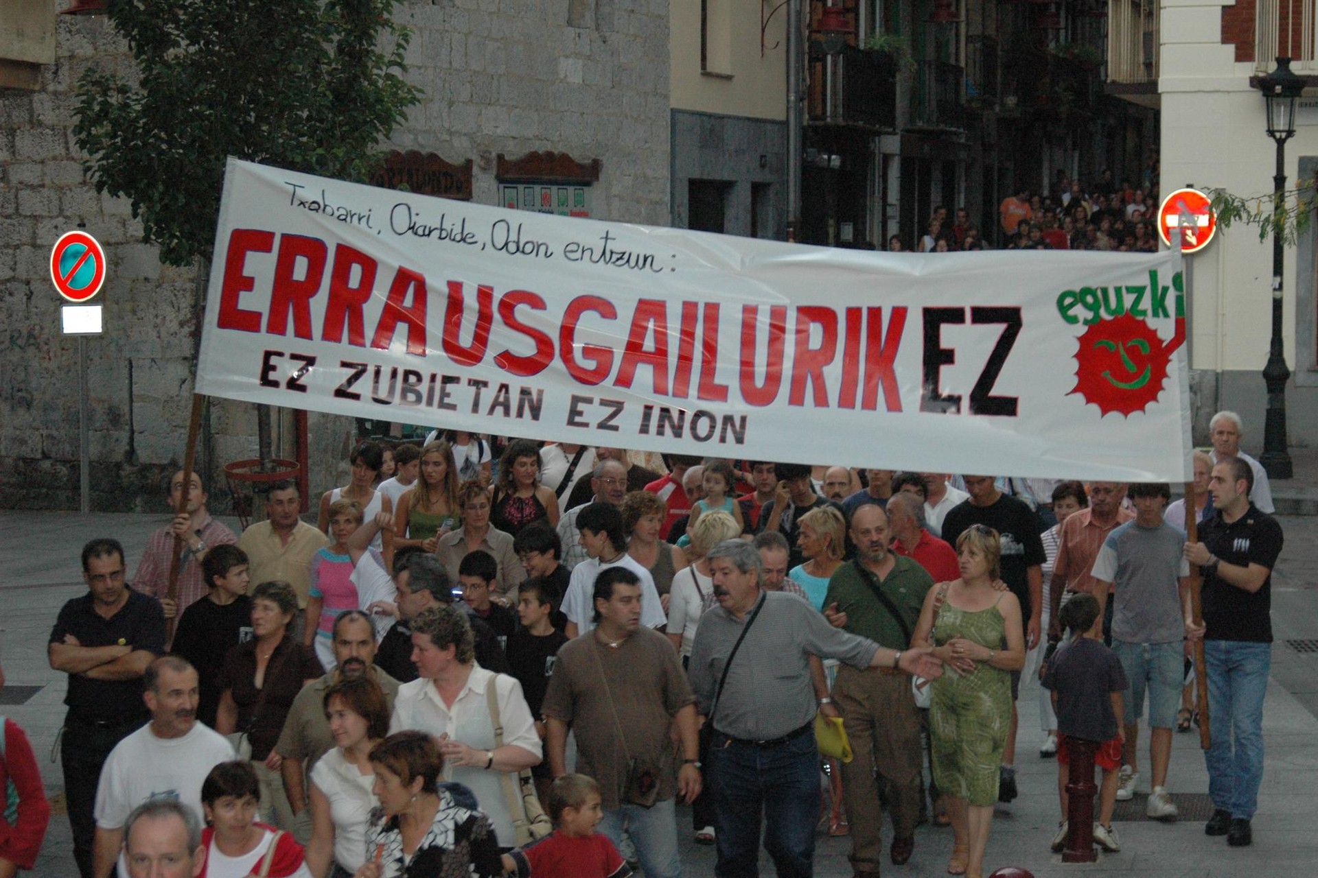 Errausteriaren aurka mobilizatu zirenekoa...