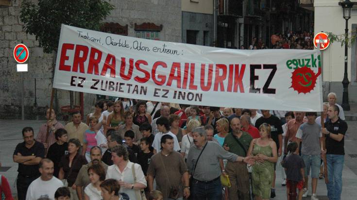 Errausteriaren aurka mobilizatu zirenekoa...