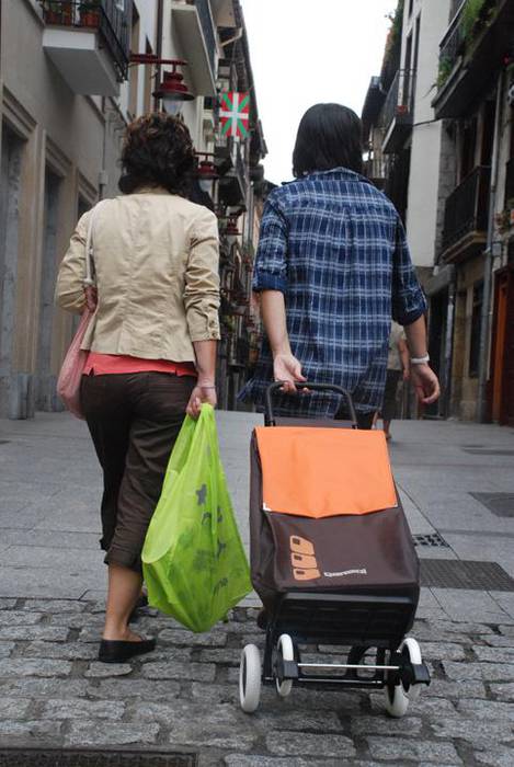 200 euro eta erosketak egiteko bost karro zazpi lagunentzat