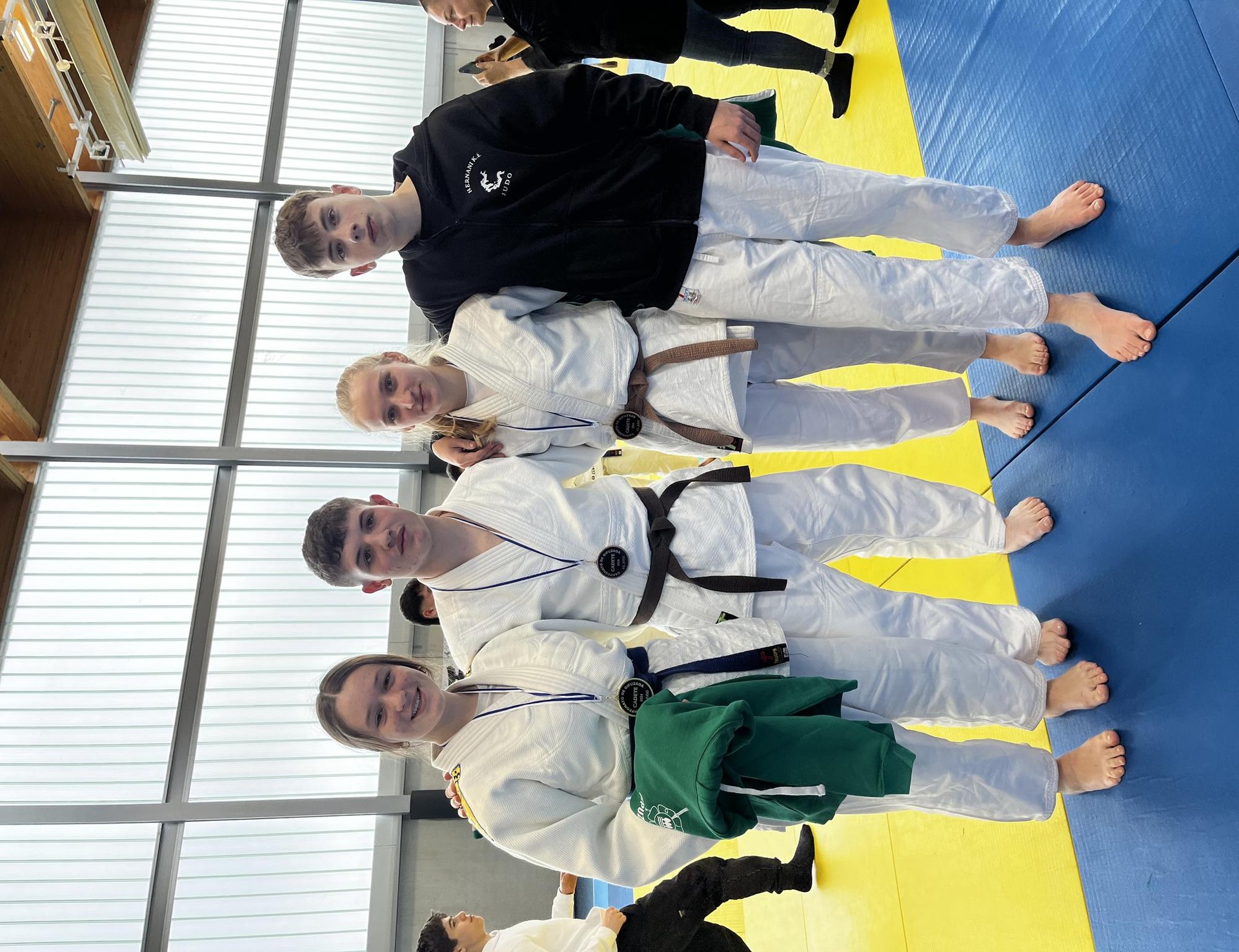Urrezko bost domina lortu zituzten judoka hernaniarrek, Gipuzkoakoan