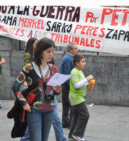 Libiako gerraren aurka, Plaza Berrin
