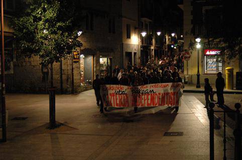 Mañel Serra atxilotu zuen atzo Polizia Nazionalak