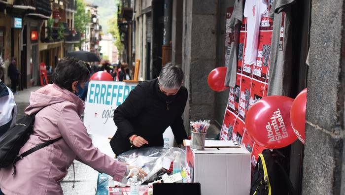 Erreferendumaren aldarria, pasa den asteburuan