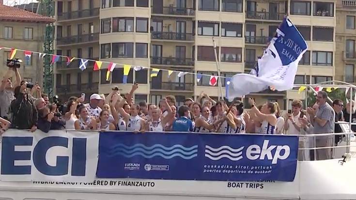 Kontxako Bandera irabazi du Maren Etxabe hernaniarrak, Arraun Lagunaken erakustaldiarekin