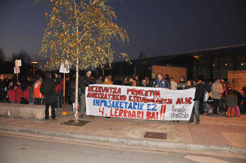 Kontzentrazioa gaur, Donostian 
