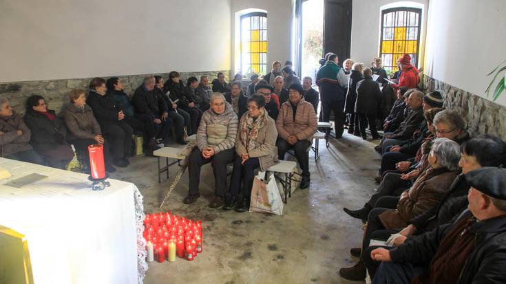San Anton egunez, festa ermitan