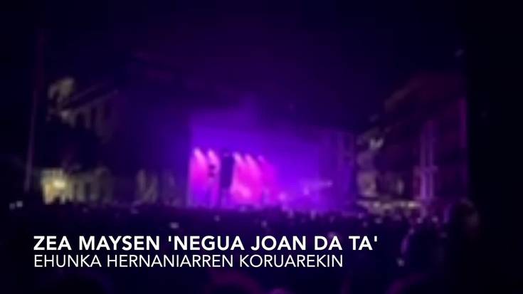 Zea Maysen 'Negua joan da ta', ehunka hernaniarren koruarekin