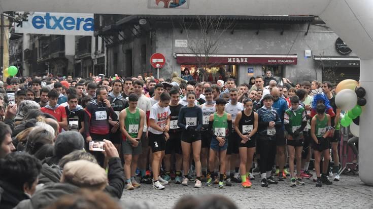 Peru Arregi eta Uxue Rodriguez izan ziren azkarrenak Palestinaren aldeko San Silbestrean