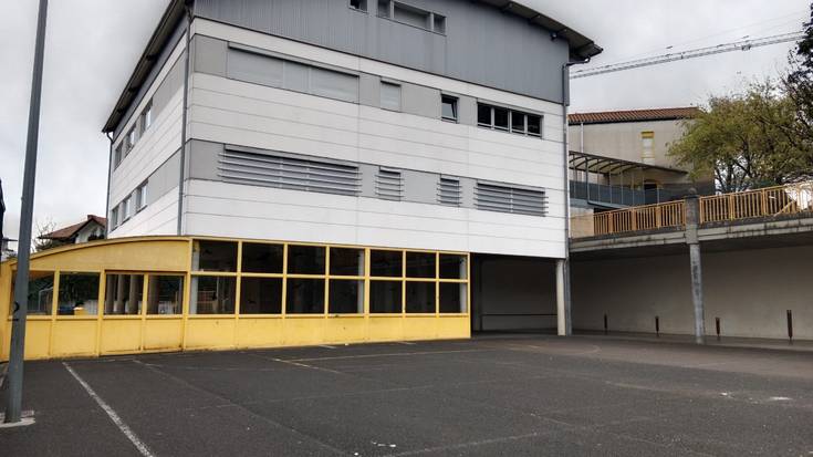 Hasi dituzte Laubidietako frontoiaren aterpea haunditzeko lanak