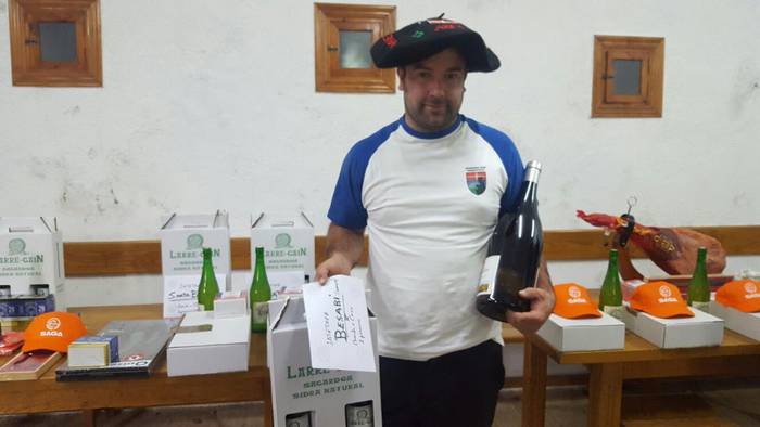 Urtzi Oiarbide, txapeldun Irunen