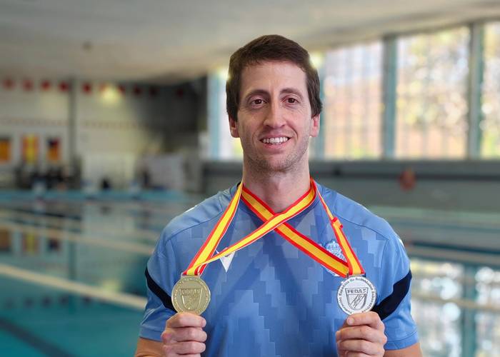 Txomin Mugica Espainiako txapeldun, apneako bi probatan