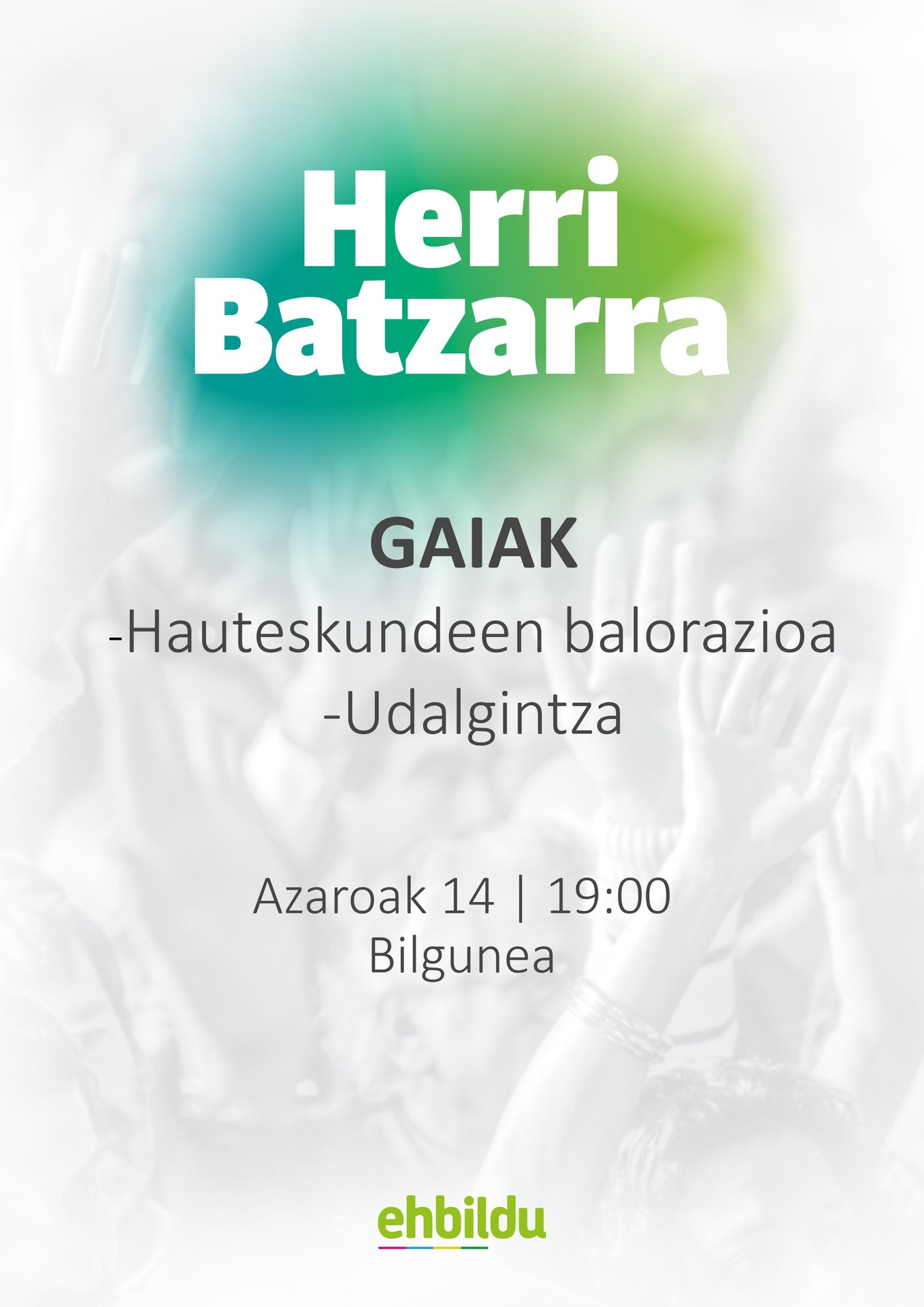 Batzarra, Zulueta batzarkidearekin