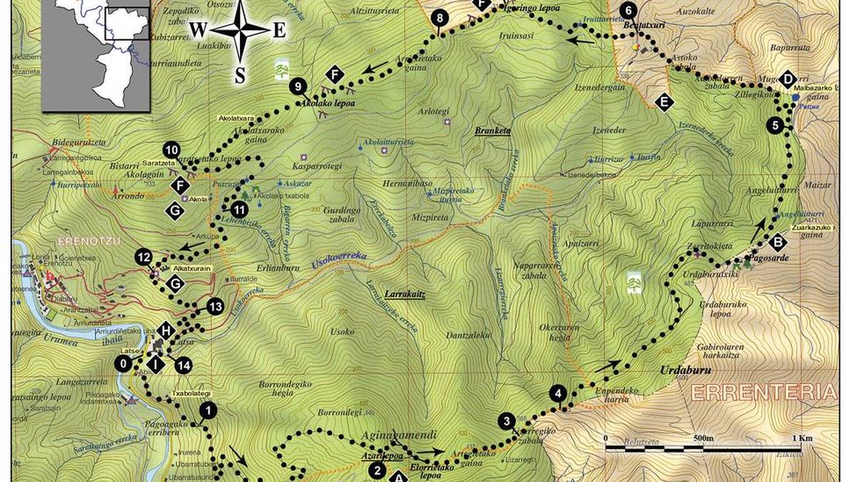 Hernani ezagutzeko, Usokorira  bira antolatu du Mendiriz Mendik