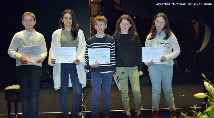 Pianojole hernaniarrek maila ona, Donostia Hiria sarian