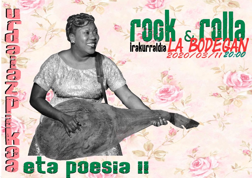 Urdaiazpiko mokadu artean poesia, Bodegan