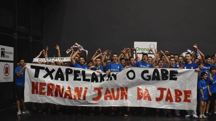 Hernani-Oiartzun, eskuzko Herriarteko Txapelketaren finala argazkitan