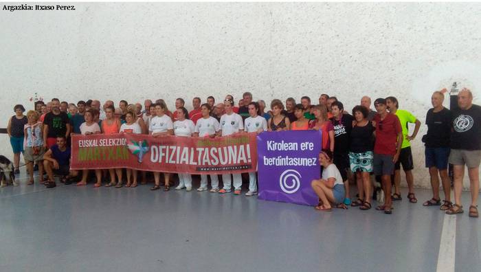 Ofizialtasunarekin bat, berdintasunaren alde