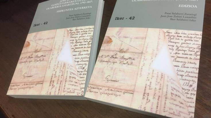 'Minondoren gutunak' liburuaren  aurkezpena ganbaran, ostiralean