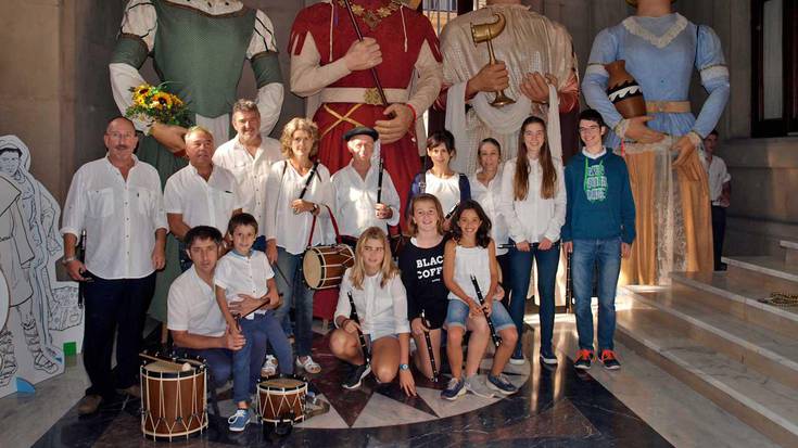 San Fermin Txikiton herriko txistulariak, hirugarrenez