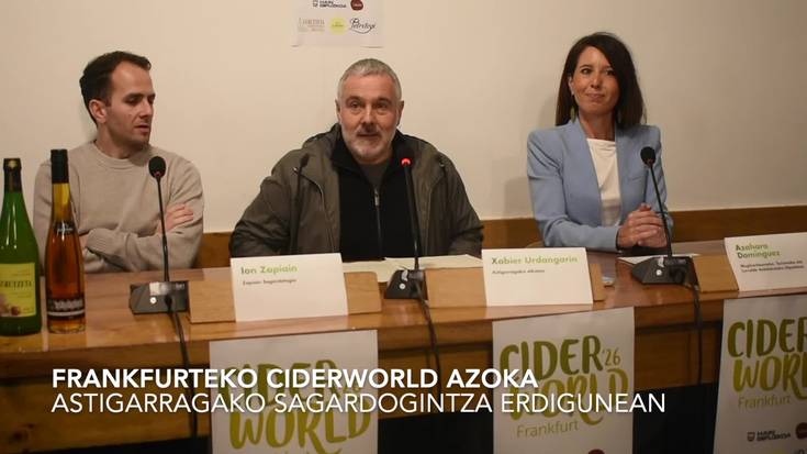 Astigarragako sagardogintza erdigunean, Frankfurteko sagardo azokan